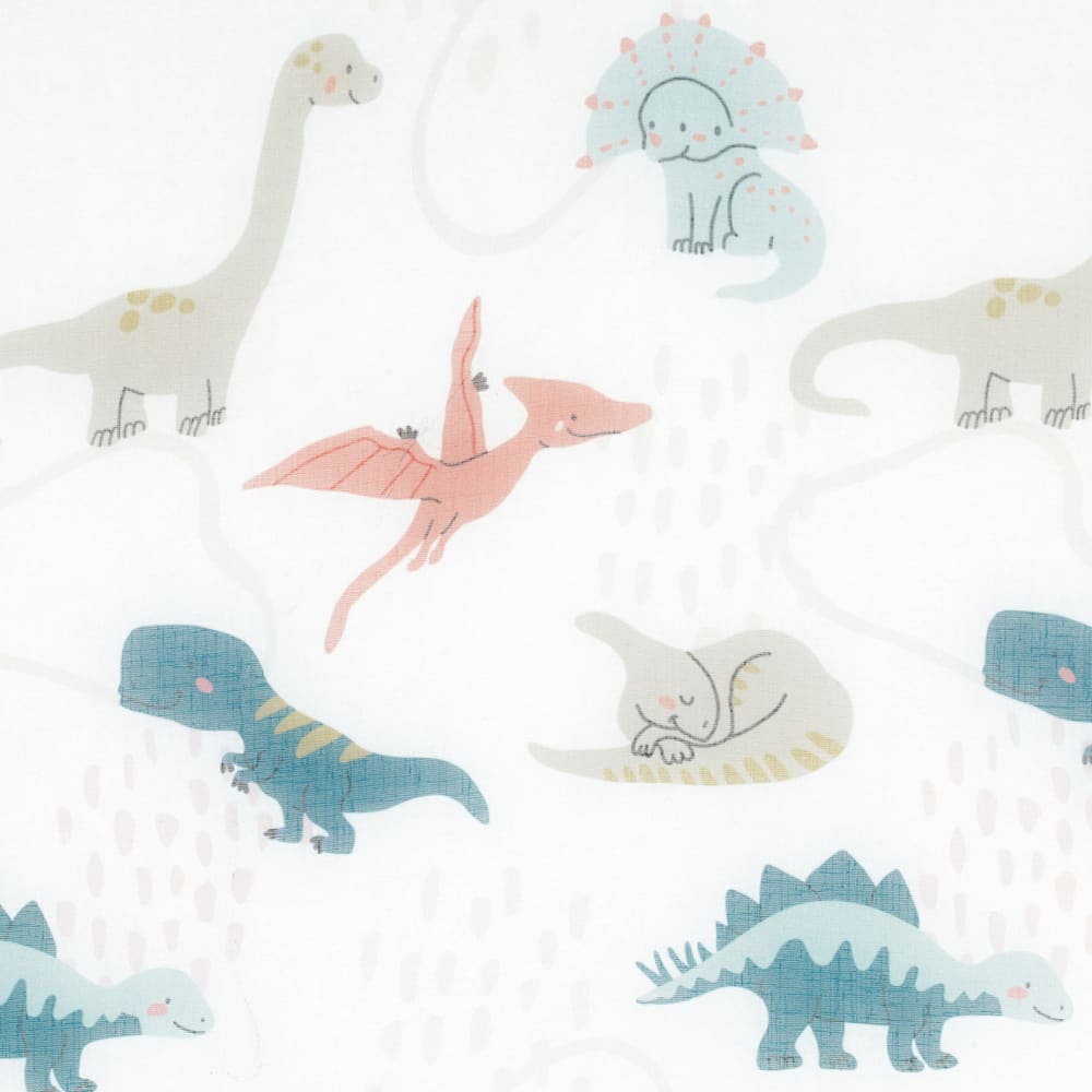 Voilage enfant dinosaure polyester blanc 150x240 cm — vue 4