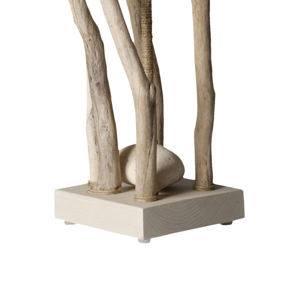 Lampe à poser en bois beige - Maisons du Monde