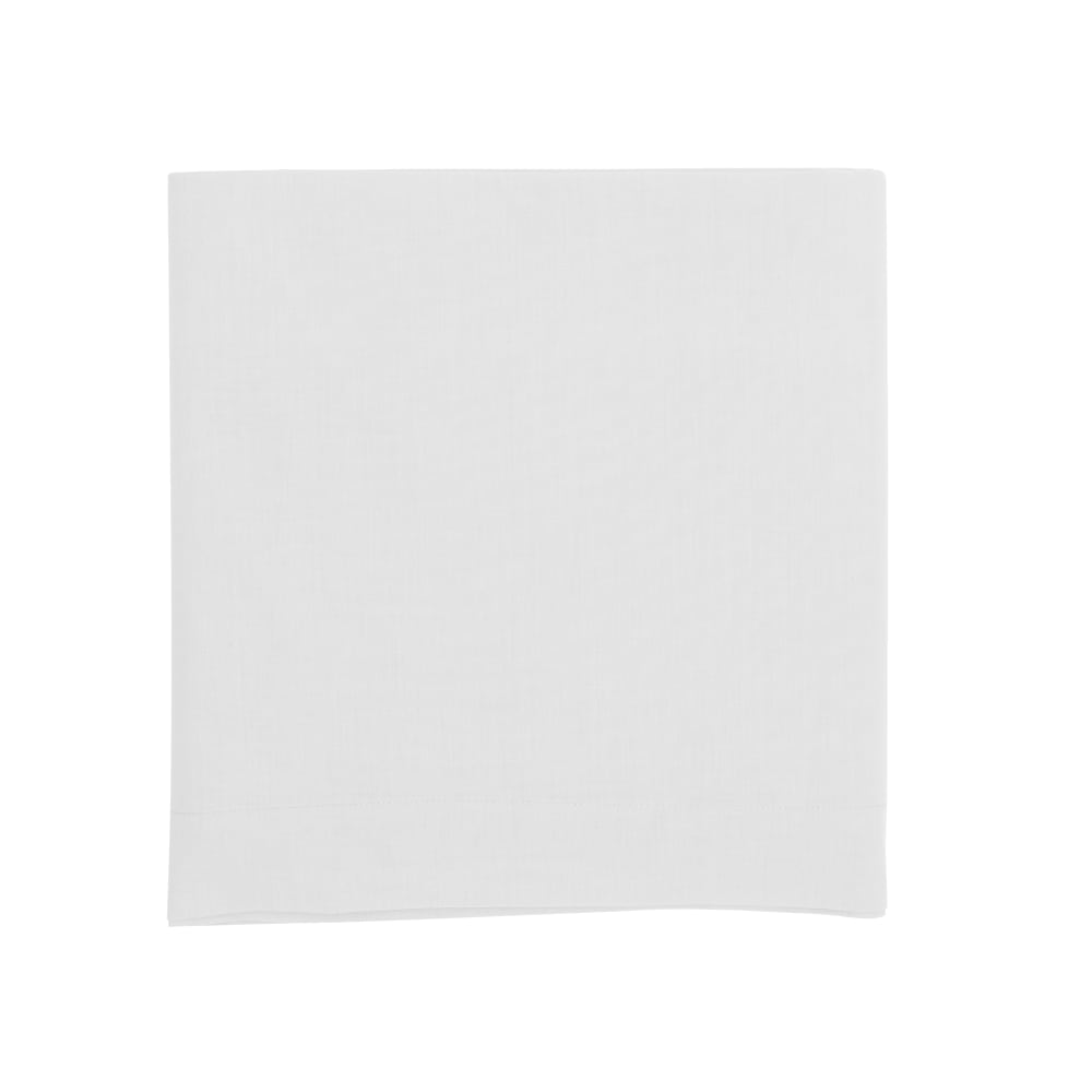 Drap plat en coton bio blanc 270 x 300 cm — vue 3