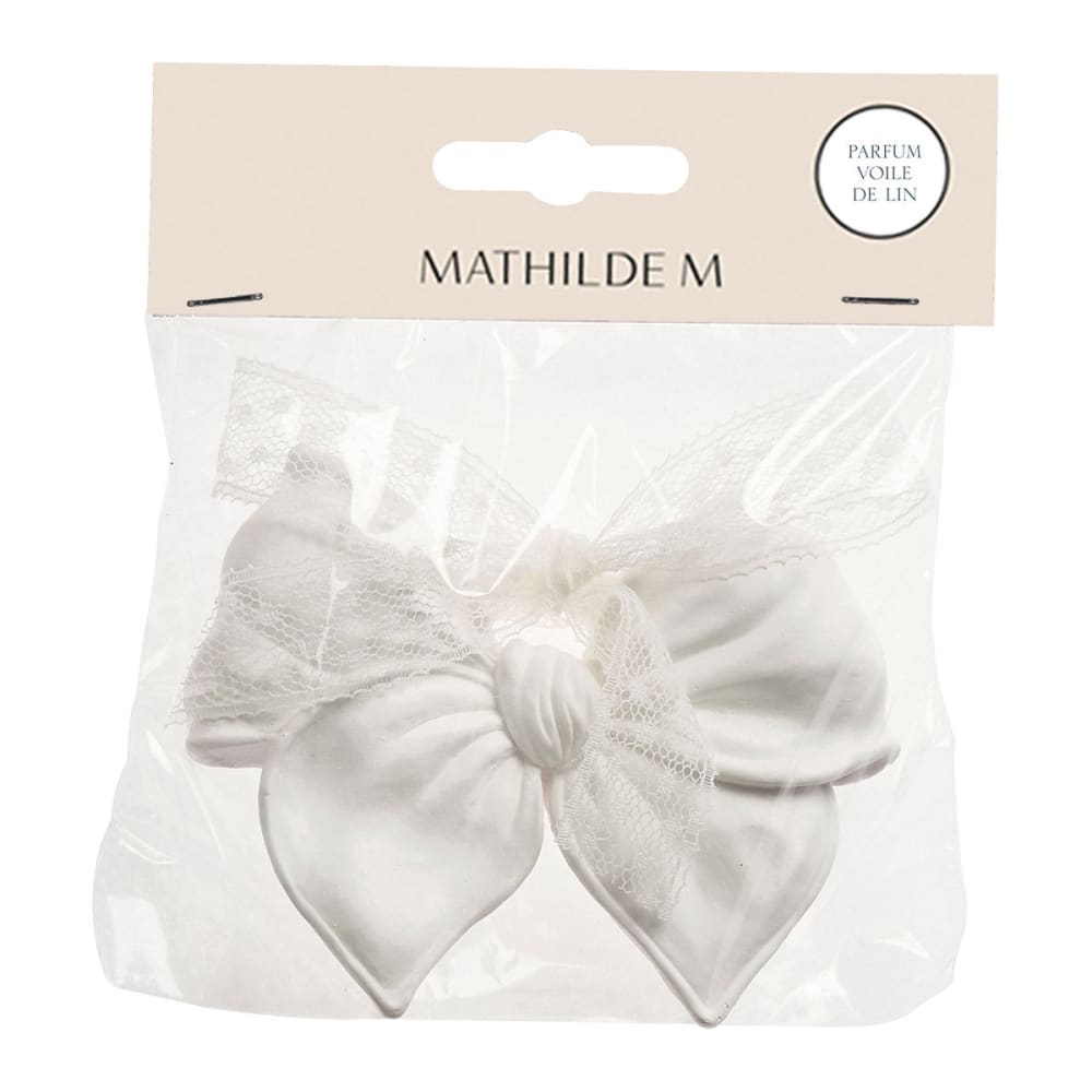 Décor parfumé nœud - voile de lin — vue 3