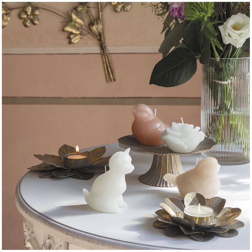 Bougie décorative parfumée Oiseau - Rose - Maisons du Monde