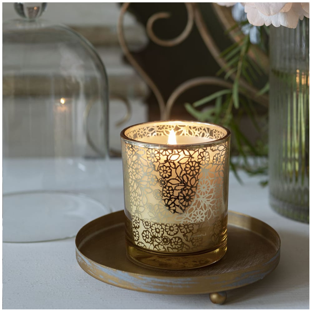 Base métal pour cloche en verre - Maisons du Monde