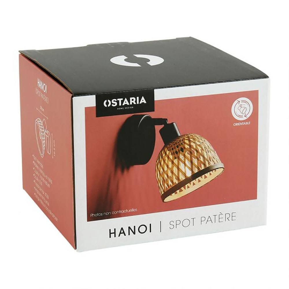 Applique spot orientable bambou hanoi — vue 4