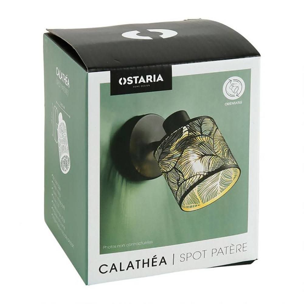Applique spot orientable calathéa noir — vue 4