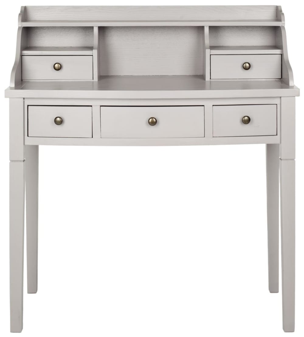 Bureau en pin/mdf, gris