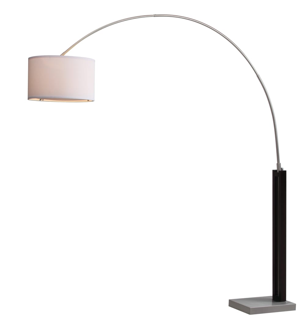 Lampe sur pied en le fer noir