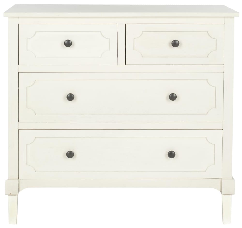 Commodes en bois mixte blanc