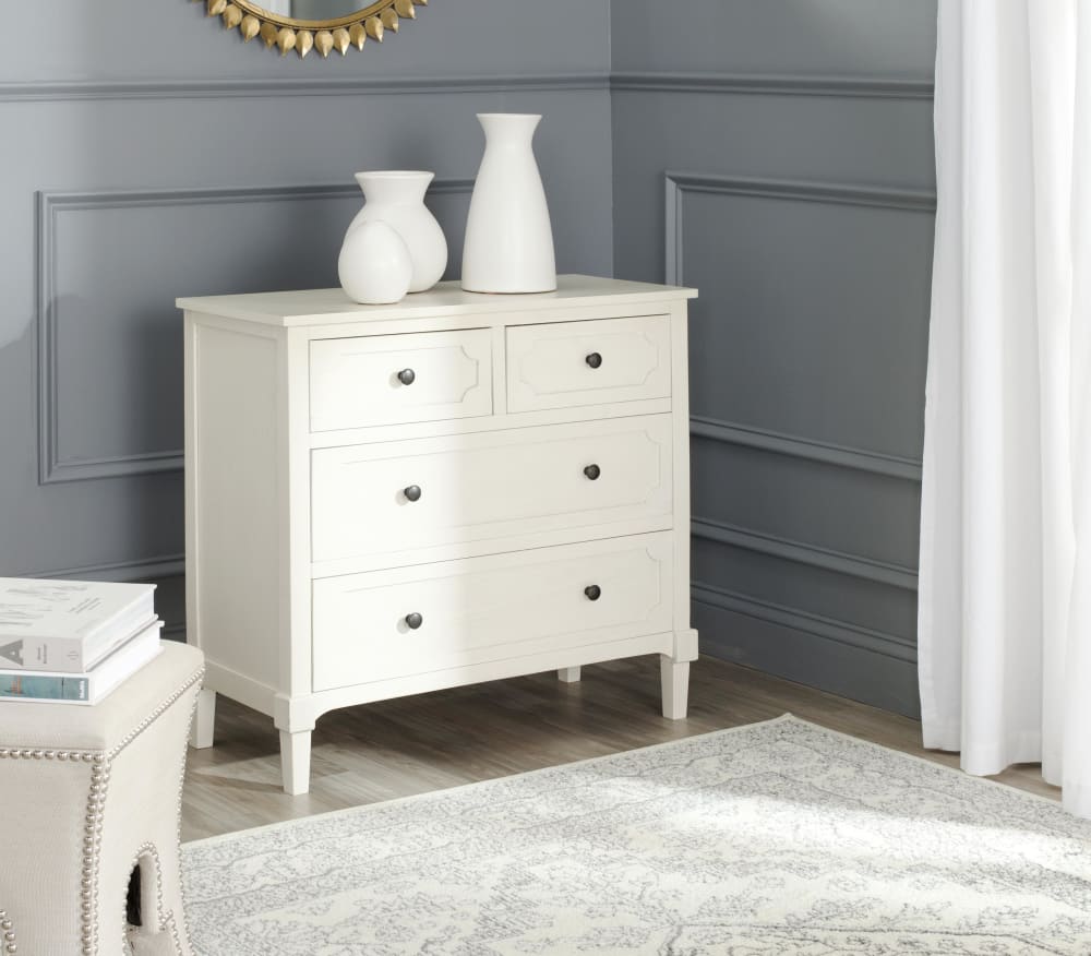 Commodes en bois massif/mdf, blanc - Maisons du Monde
