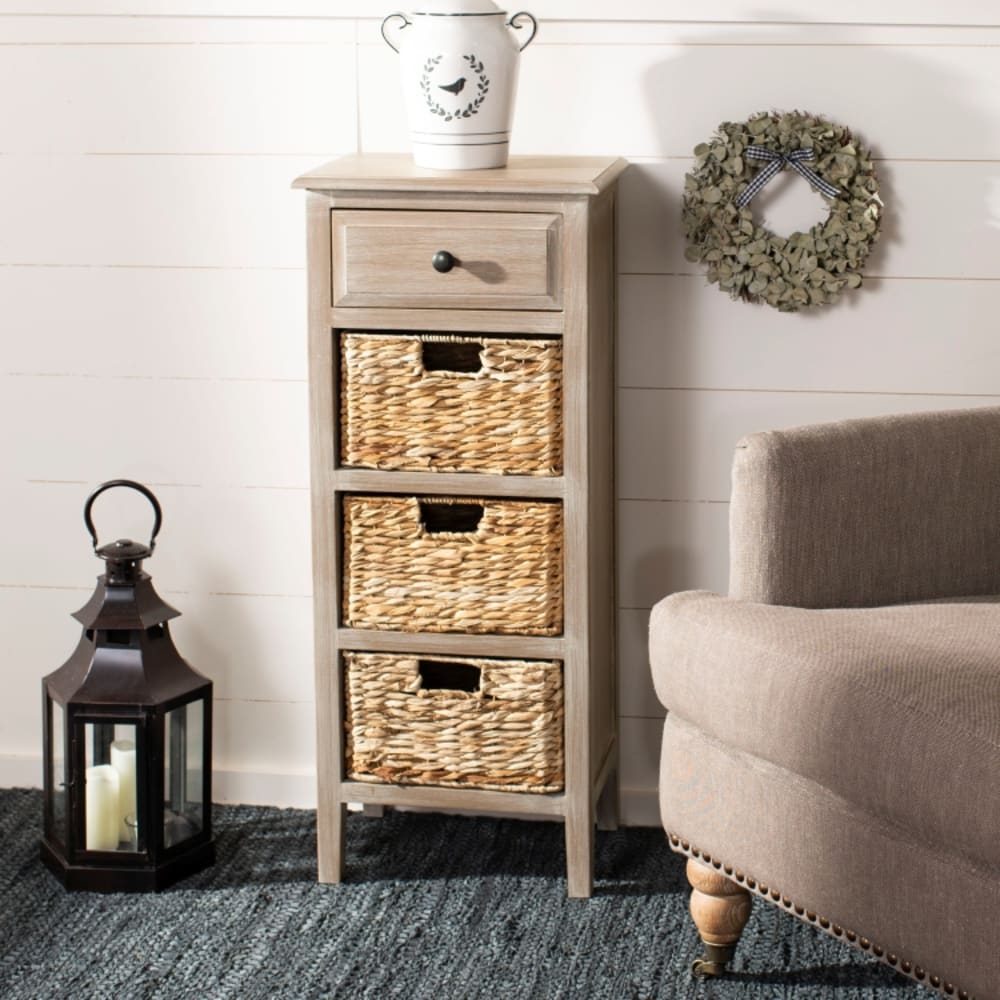 Meubles de rangement en pin/mdf, gris Meubles de rangement en pin/mdf, gris