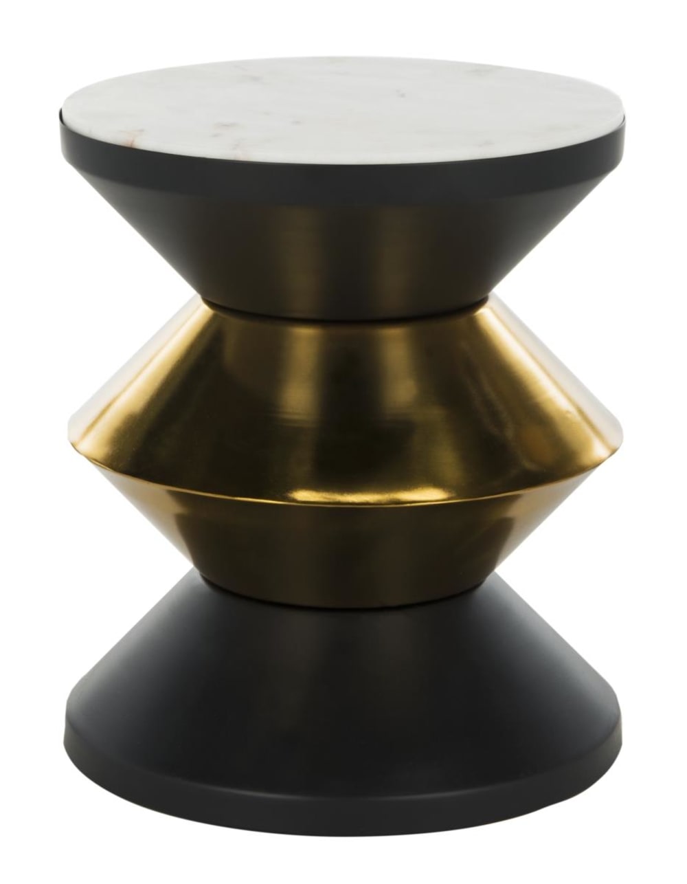 Akzenttisch aus Mdf/Eisen, Gold - Maisons Du Monde