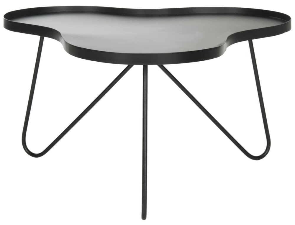 Table basse en le fer noir, 80 x 70 x 40 cm