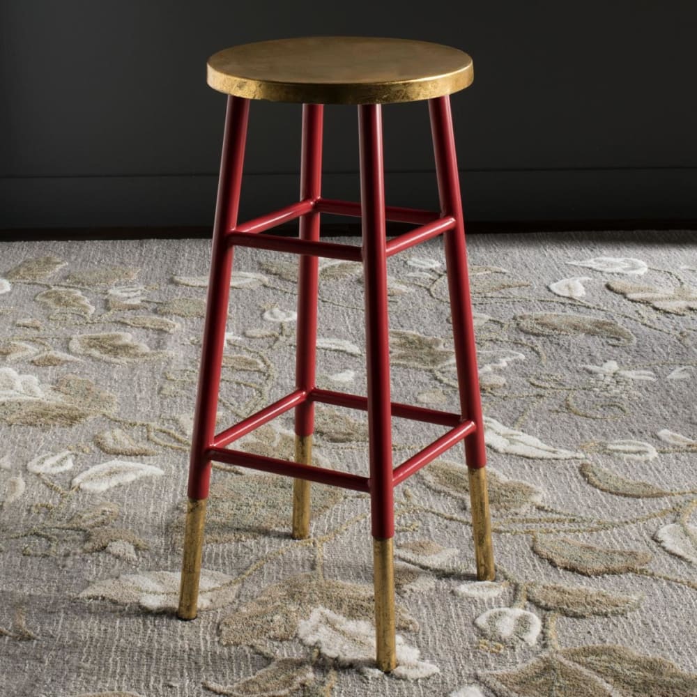 Tabouret de bar en fer or