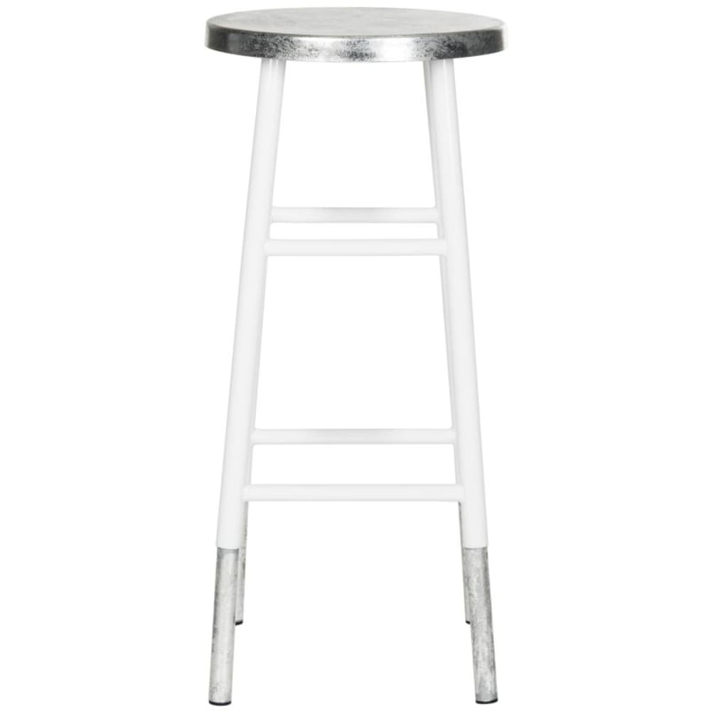 Safavieh Barhocker aus Eisen, Silber style modern Silber Stahl