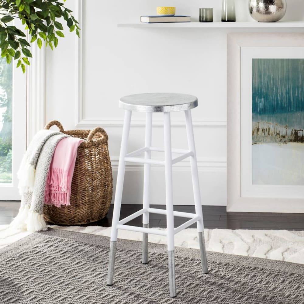 Barhocker aus Eisen, Silber - Maisons Du Monde