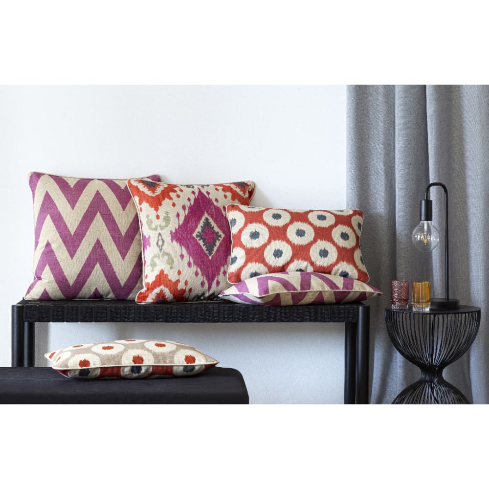 2er Set Baumwollkissenbezüge 50x50; Pink - Maisons Du Monde