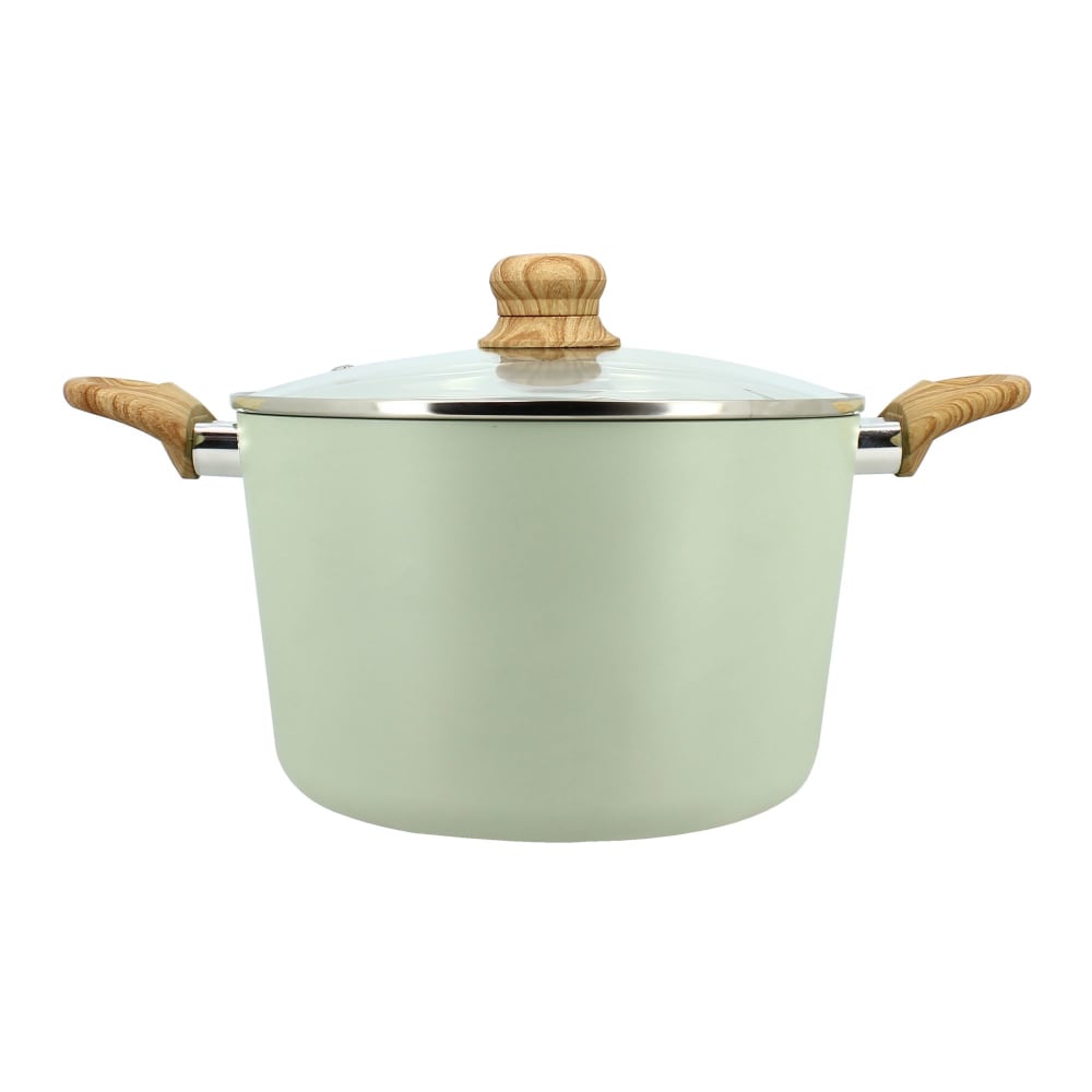 Faitout en revêtement céramique 24cm céladon - tous feux