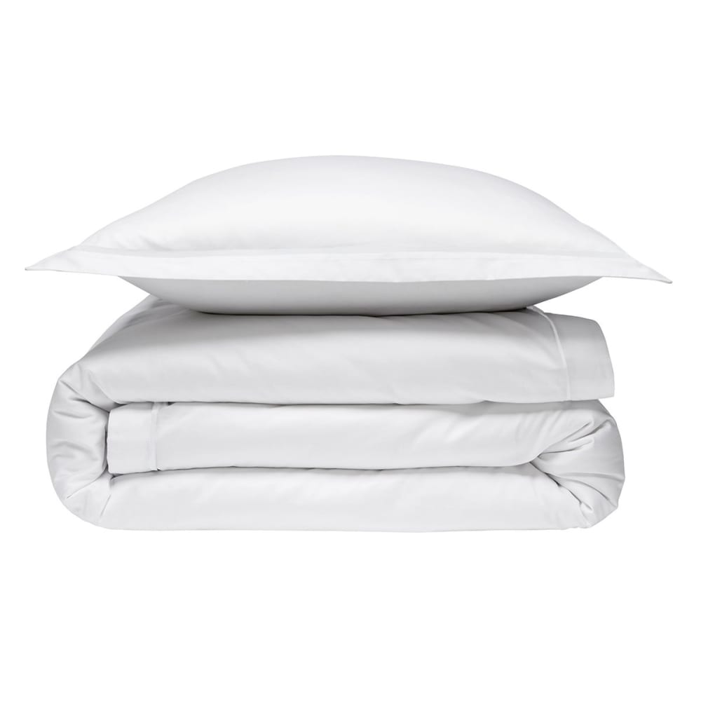 Housse de couette satin blanc 280x240 cm — vue 4