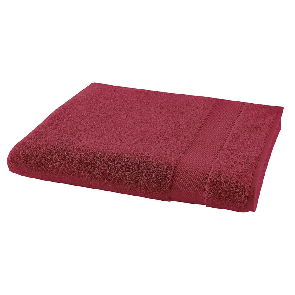 Drap de bain coton grenade