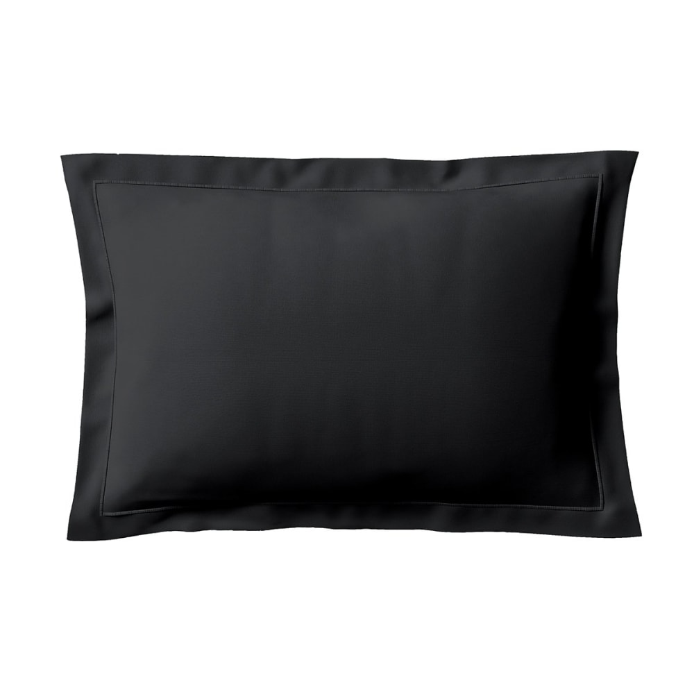 Taie d'oreiller percale fusain 50x75 cm — vue 3