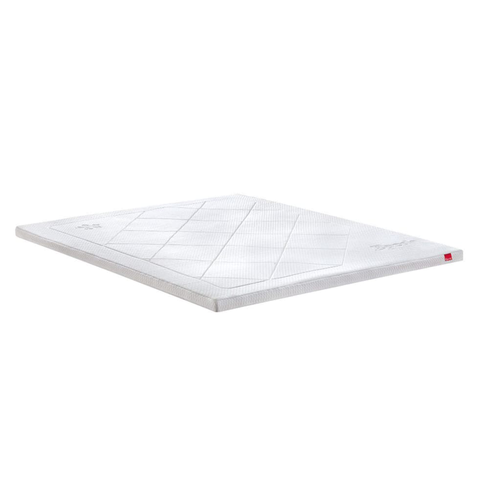 Surmatelas Actif mousse mémoire de forme blanc 90x200 cm
