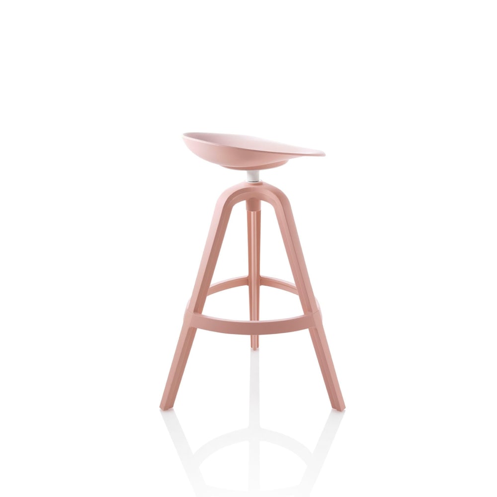 Lot de 2 tabourets intérieur/extérieur en polypropylène rose - Maisons du Monde