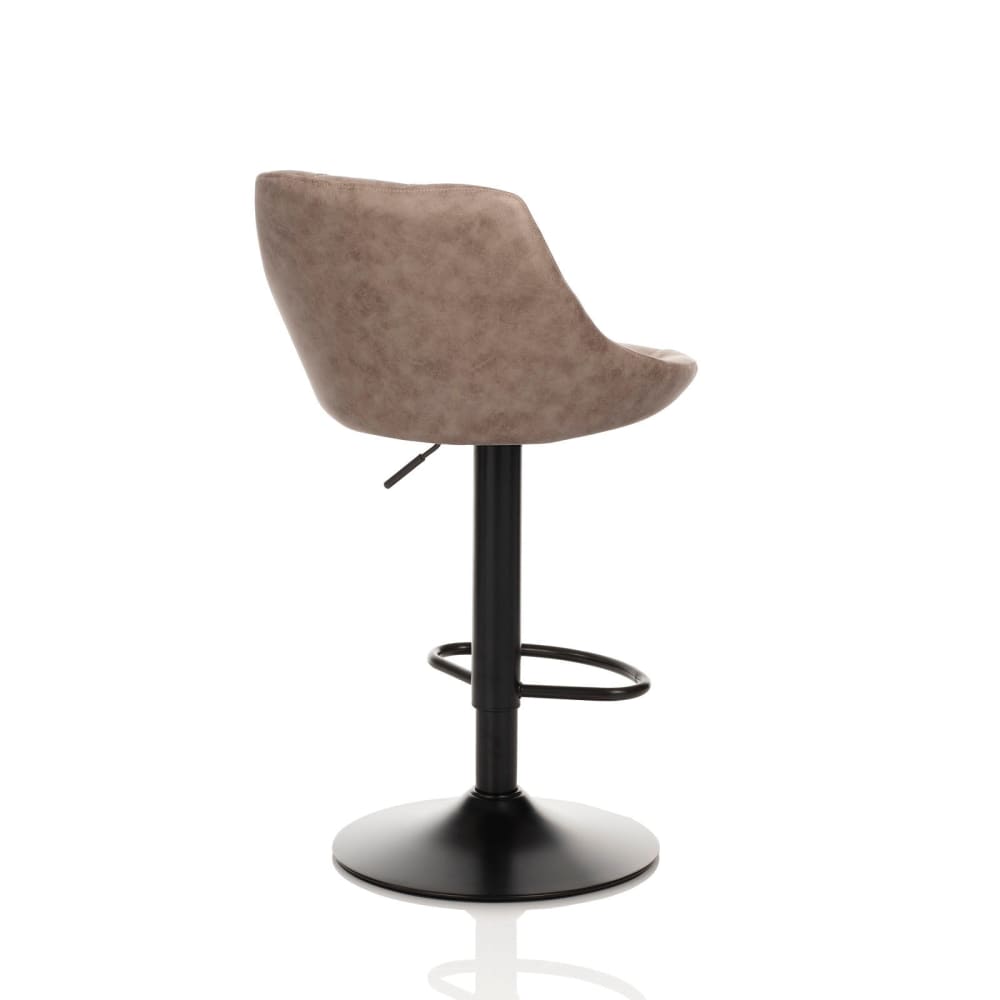 Lot de 2 tabourets en simili cuir marron clair - Maisons du Monde