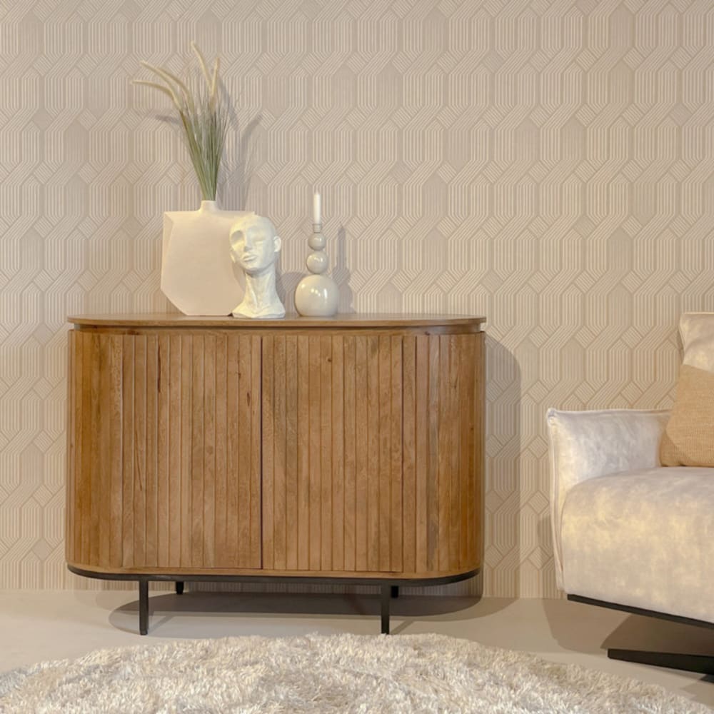 Buffet 115 cm en bois massif - Maisons du Monde