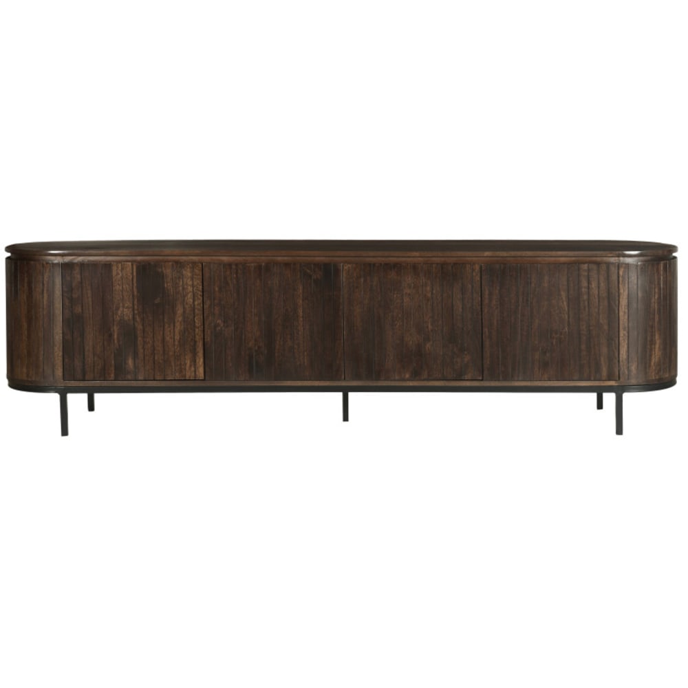 Meuble tv 210 cm en bois - brun