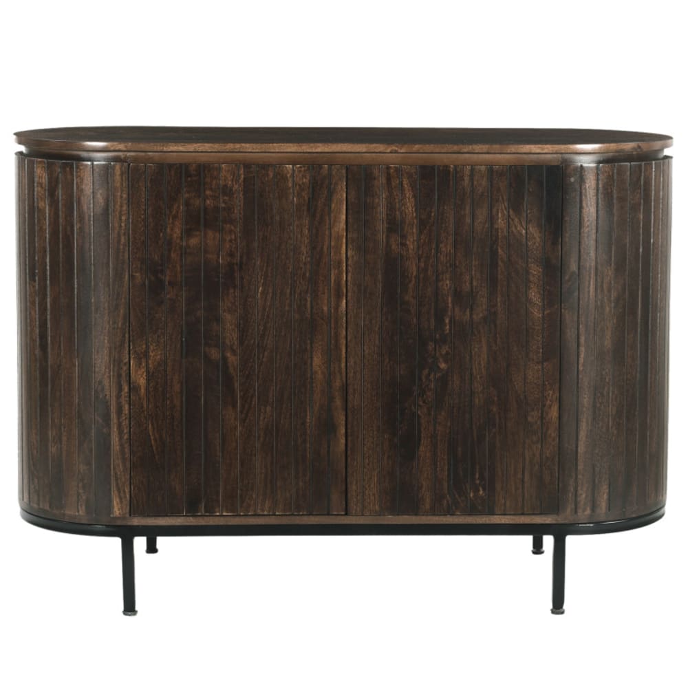 Buffet 115 cm en bois massif brun Buffet 115 cm en bois massif brun