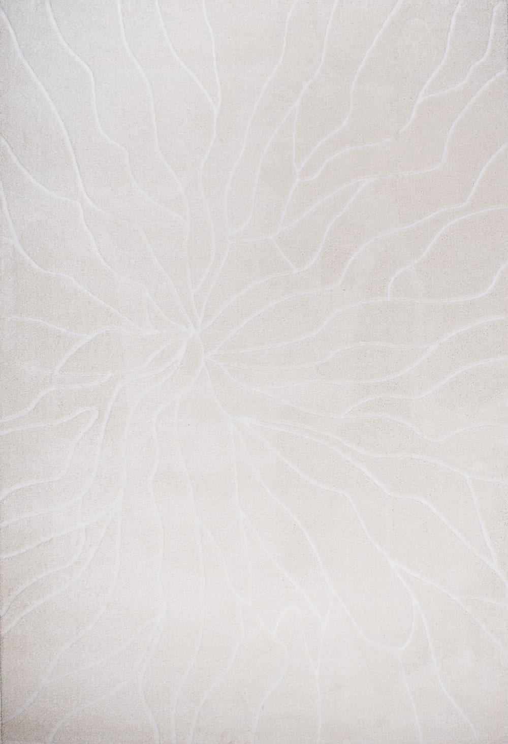 Nazar Geometrischer Teppich mit kurzem Flor - creme - 120x160 cm style modern Weiß Pvc - Polyvinlychlorid