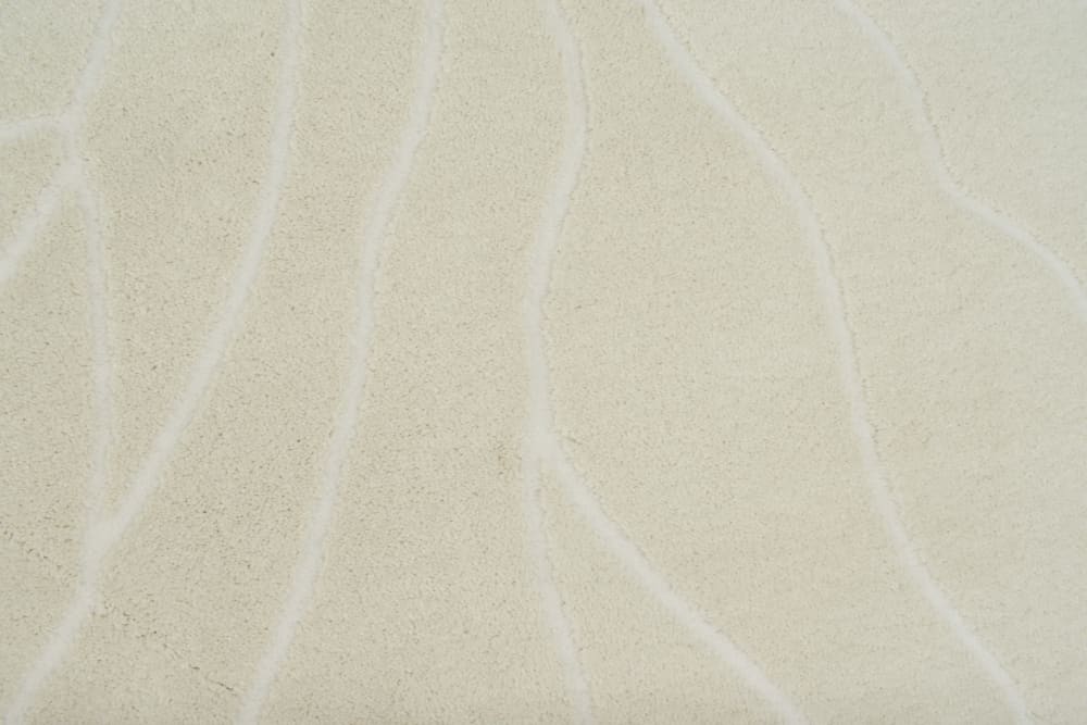 Tapis géométrique à poils ras - crème - 120x160 cm — vue 4