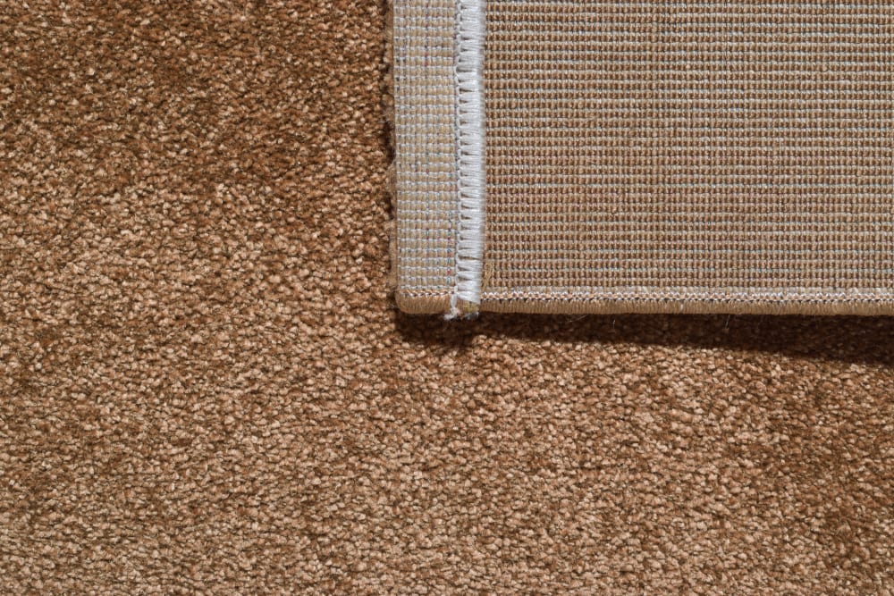 Tapis uni à poils ras - marron - 120x160 cm — vue 4