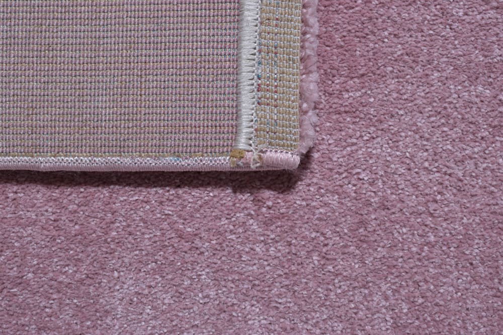 Tapis uni à poils ras - rose - 200x290 cm — vue 4