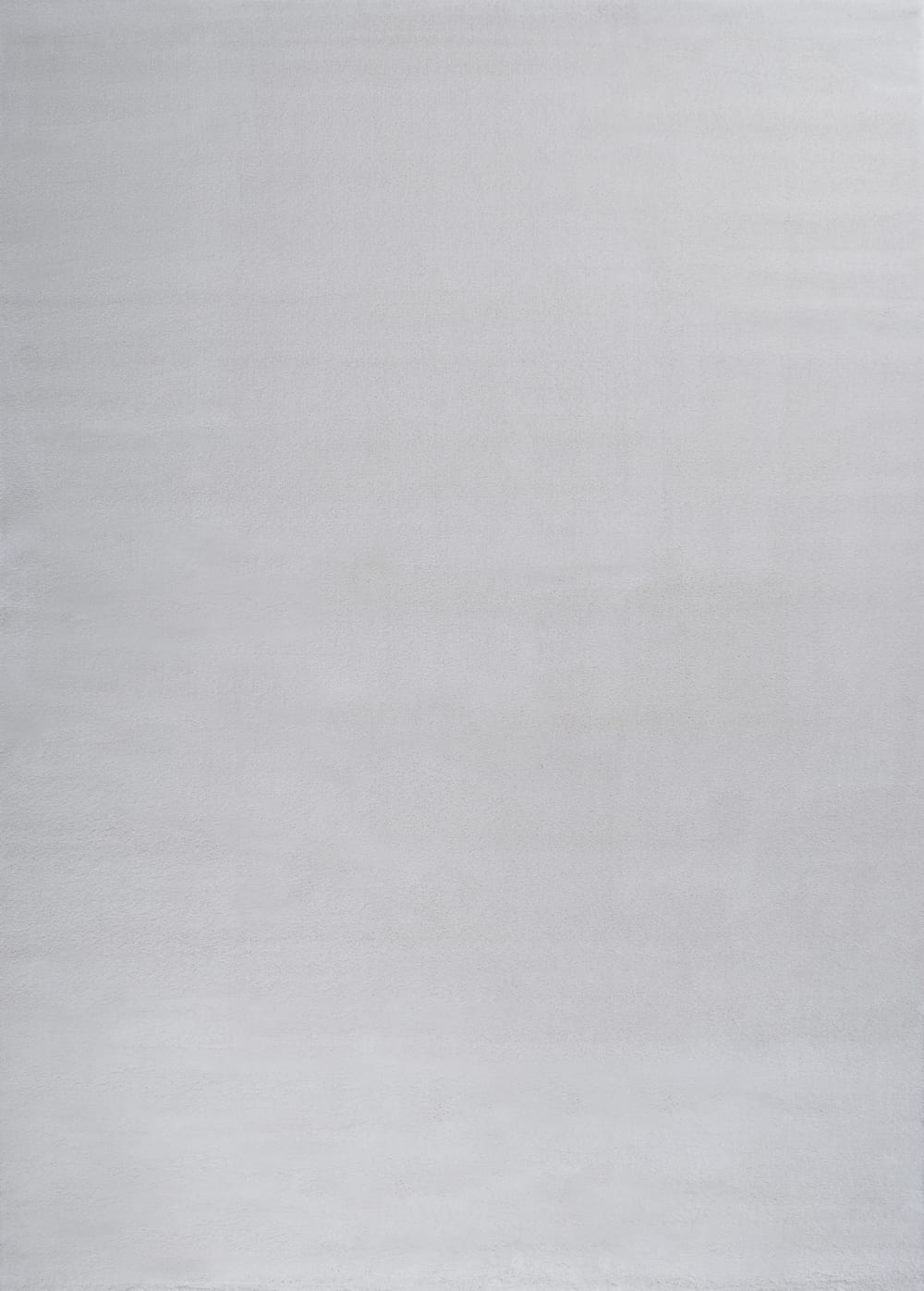 Nazar Einfarbiger Teppich mit kurzem Flor - creme - 80x150 cm style modern Weiß Pvc - Polyvinlychlorid