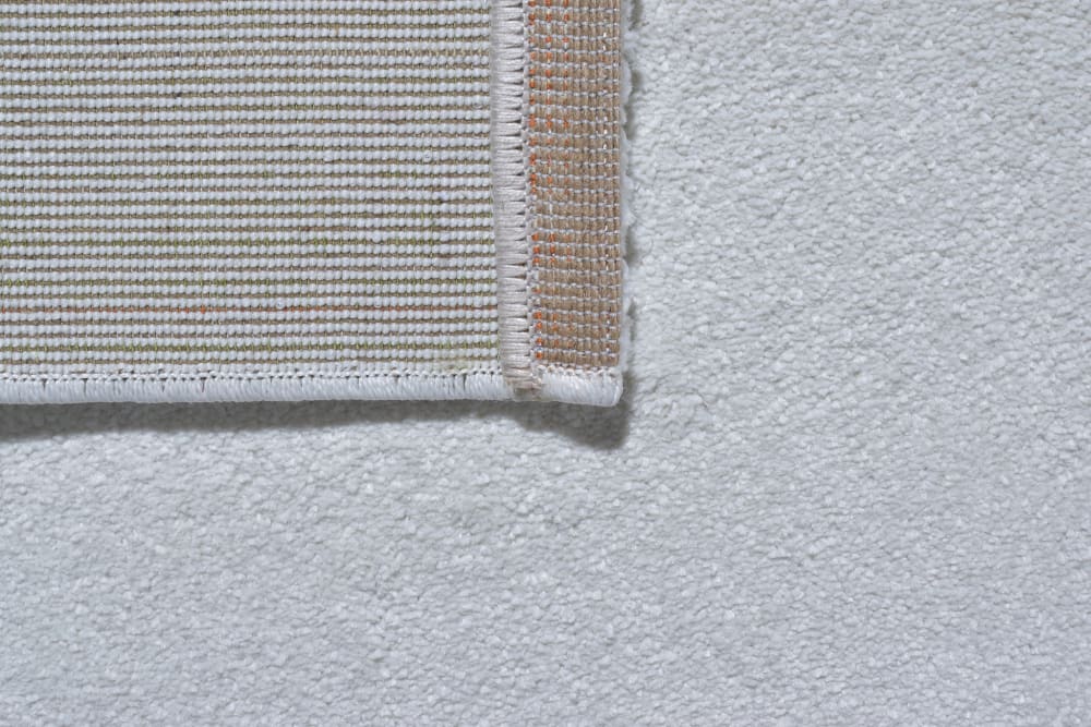Tapis uni à poils ras - crème - 80x150 cm — vue 4