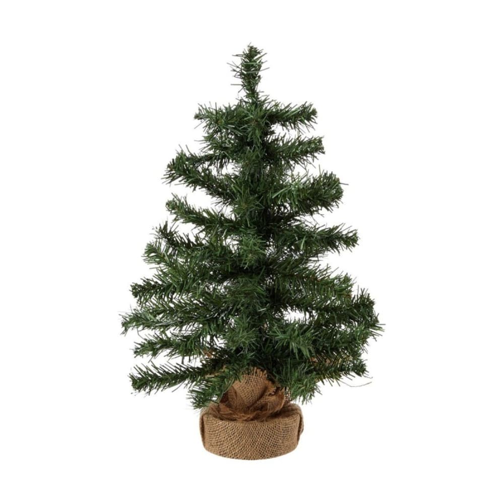 Everlands Sapin de Noël en plastique vert H.60cm - Pvc - Poly Chlorure De Vinyle