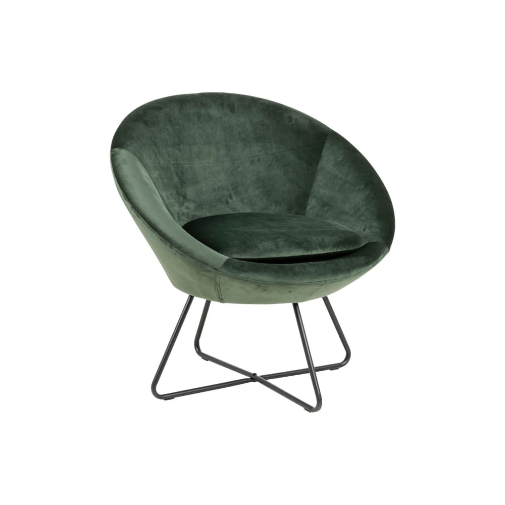 fauteuil moderne en velours