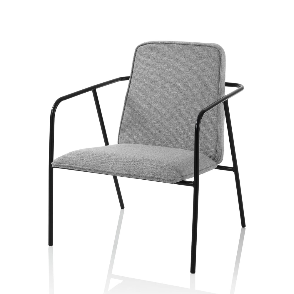 fauteuil en tissu gris