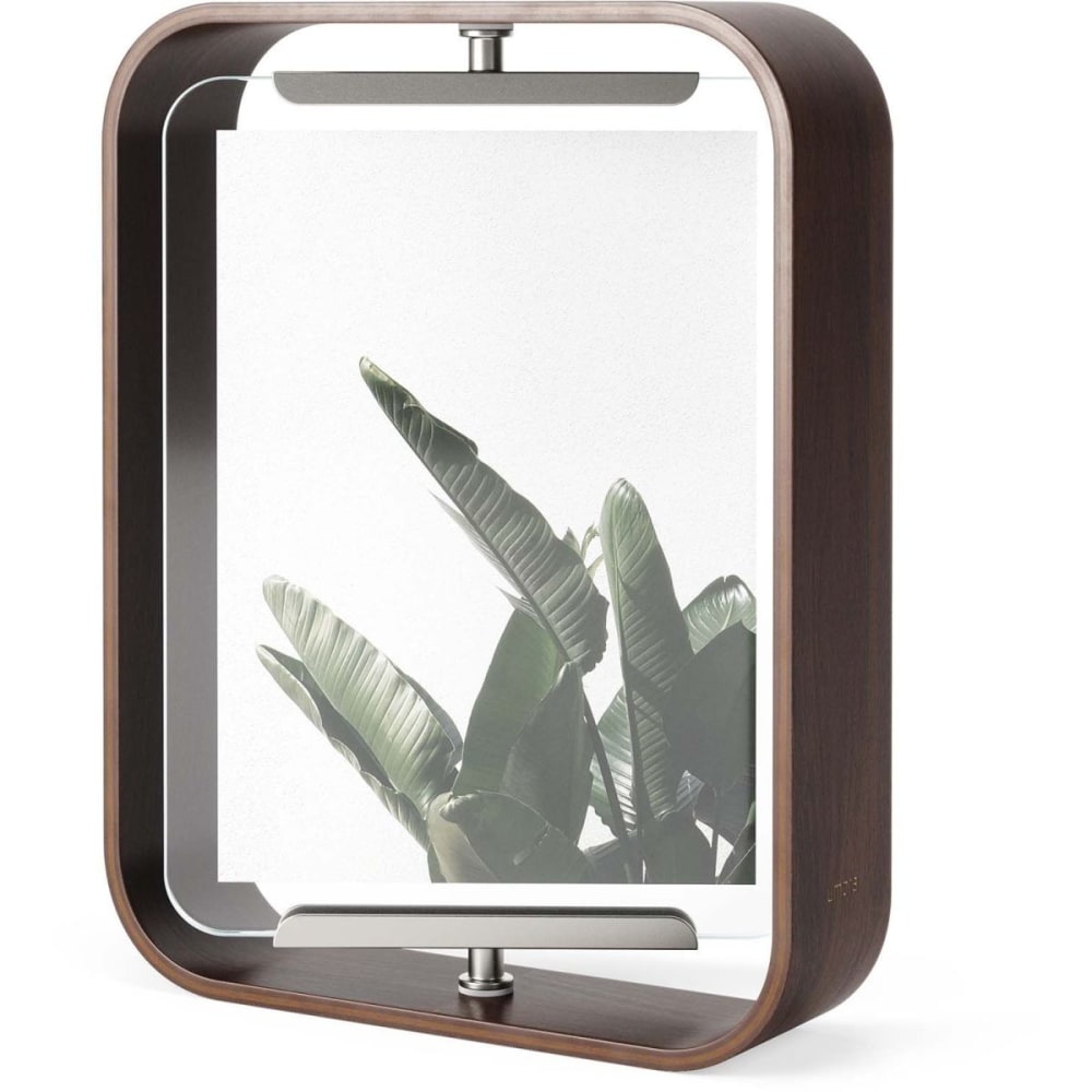 Cadre photo en bois de frêne bellwood noyer vieilli