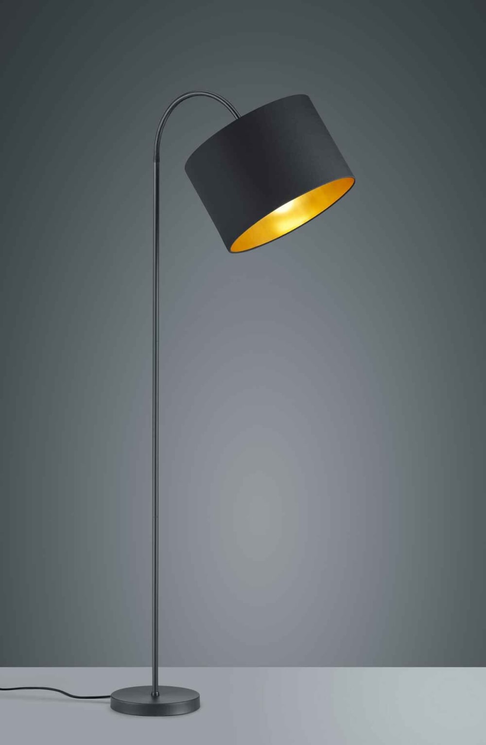 Lampadaire 1xE27 noir mat — vue 4