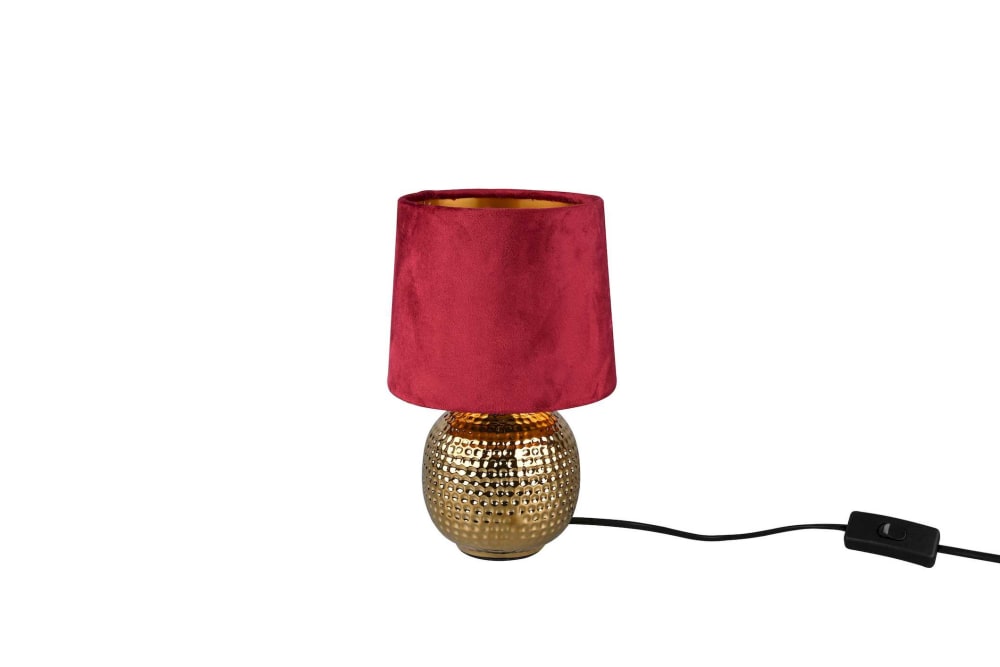 Lampe design en céramique rouge — vue 4