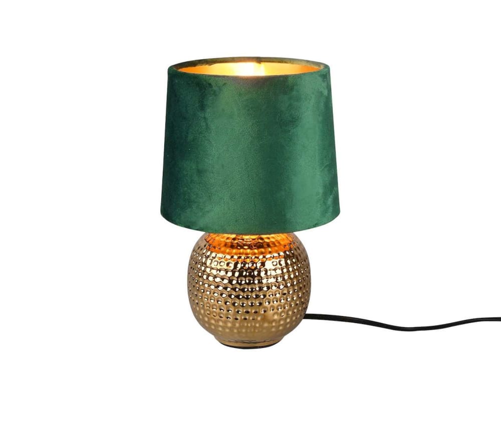 Lampe design en céramique vert