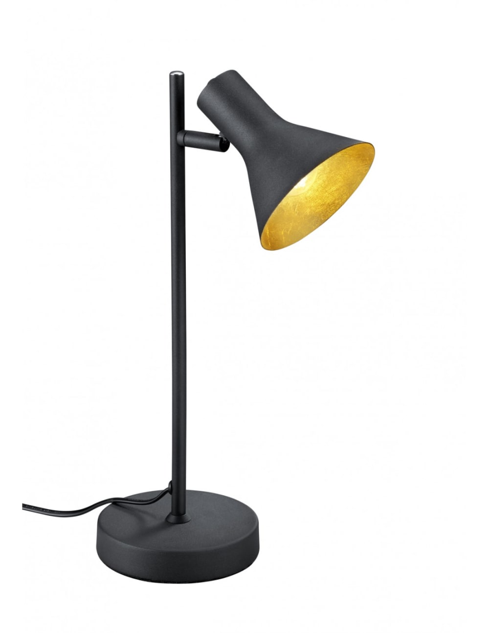 Lampe design en métal noir - Maisons du Monde