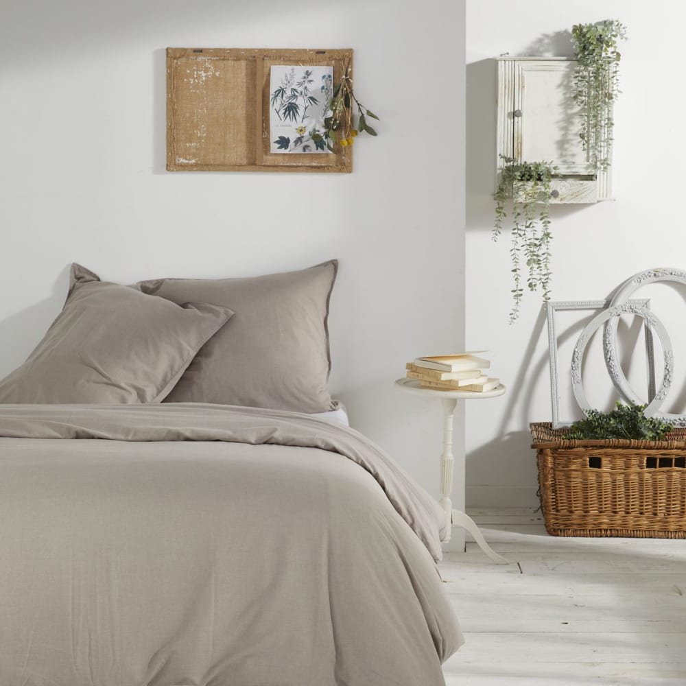 Today Bettwäscheset Polyester 240x220 cm style classic chic Beige Öko-Tex Zertifikat Baumwolle