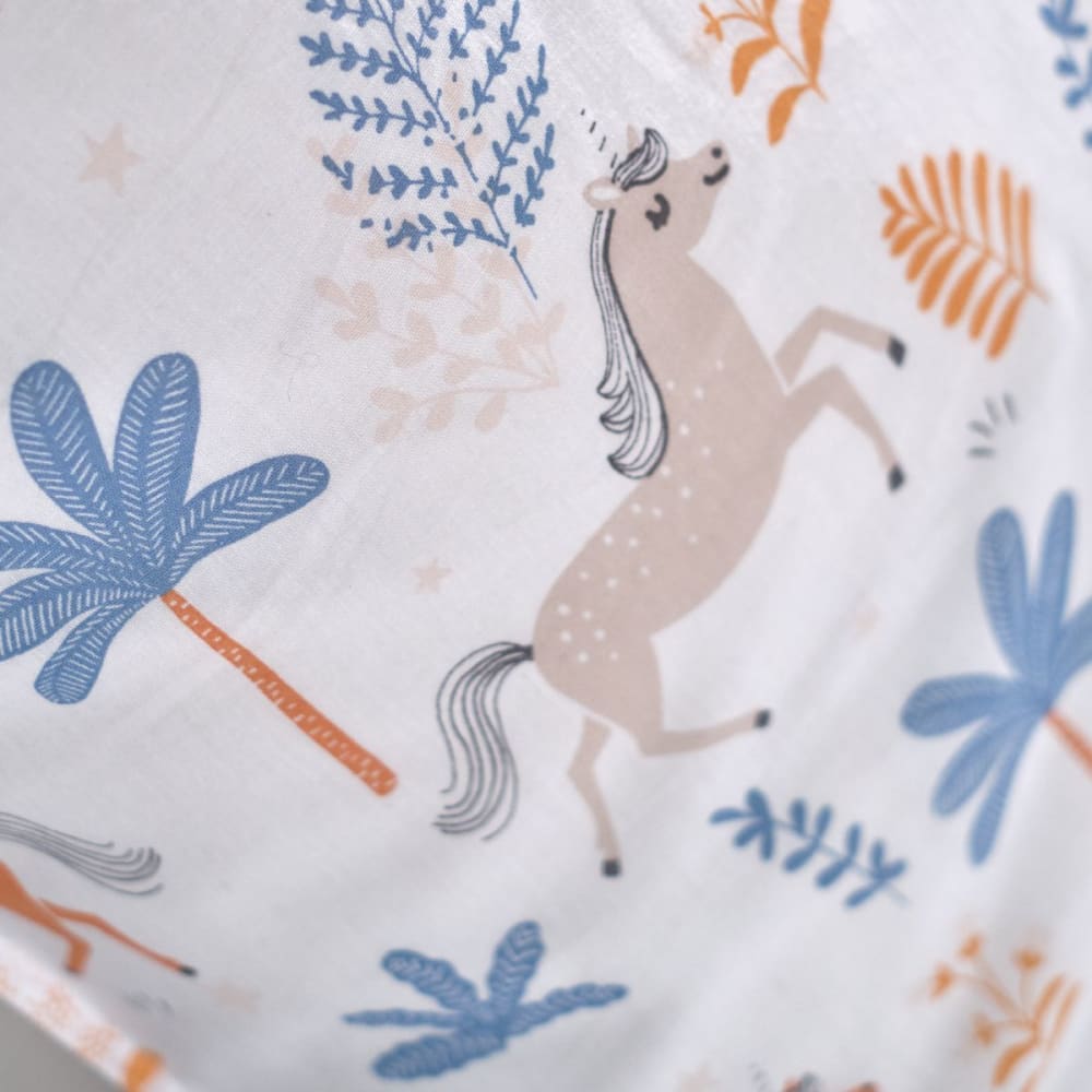 Parure de lit imprimé animalier coton 140x200 cm rose - Maisons du Monde