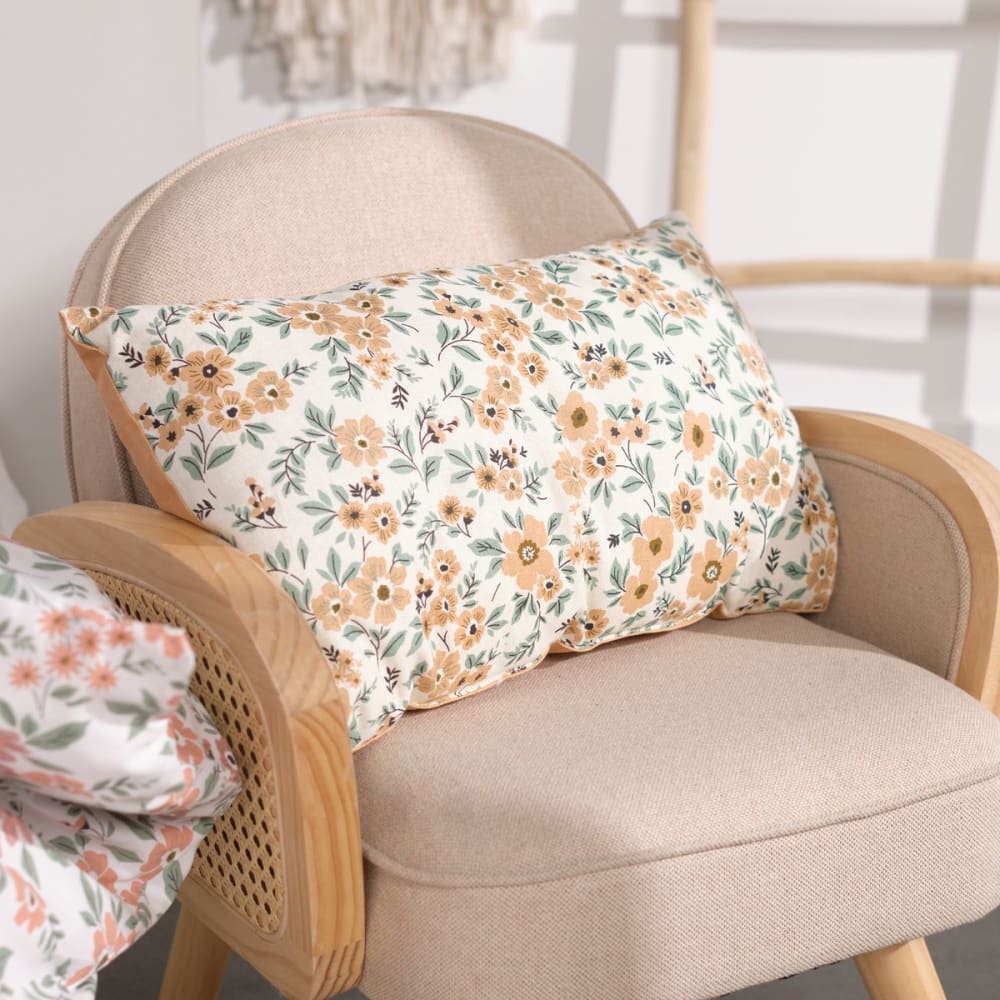 Coussin forme imprimé animalier coton  30x50 cm Rose