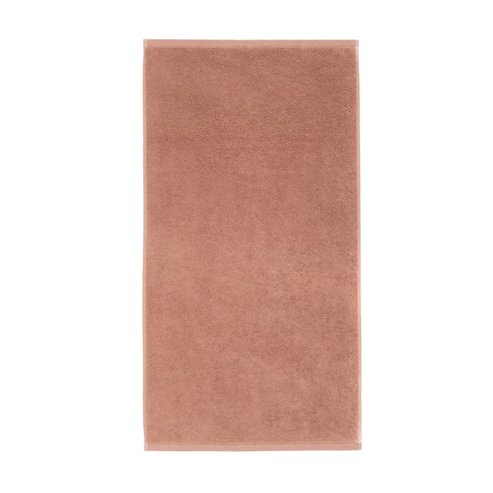 Serviette de toilette en  coton rose 50 x 100 cm