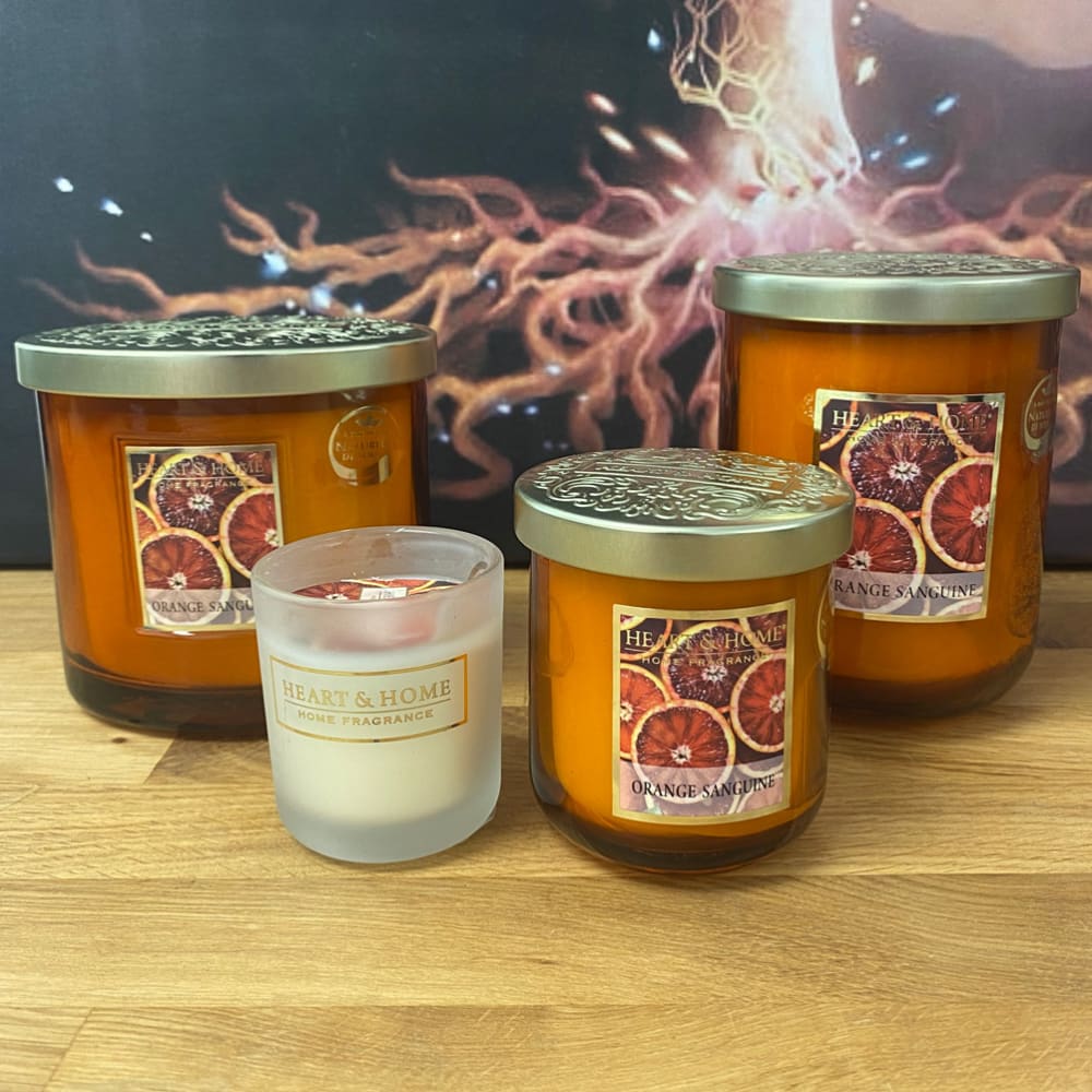 Petite bougie à la cire de soja orange sanguine - Maisons du Monde