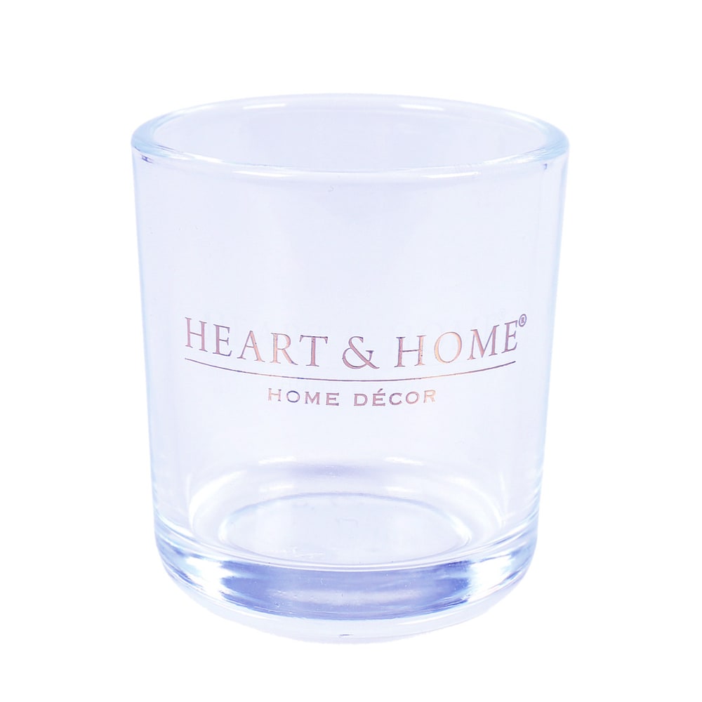 CBKREATION Heart and Home Verre à votive En verre Format bougie votive