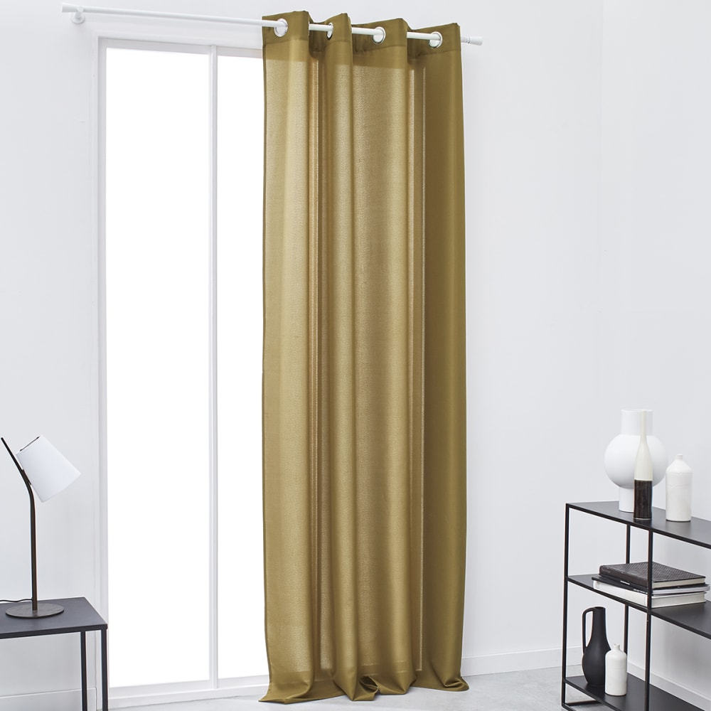 Today Ösenvorhang Polyester 140x240 cm style classic chic Braun Pes - Polyester